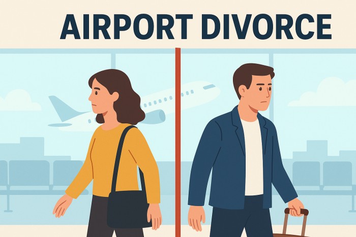 Airport Divorce: The Surprising Travel Trend Helping Couples Fly in Peace