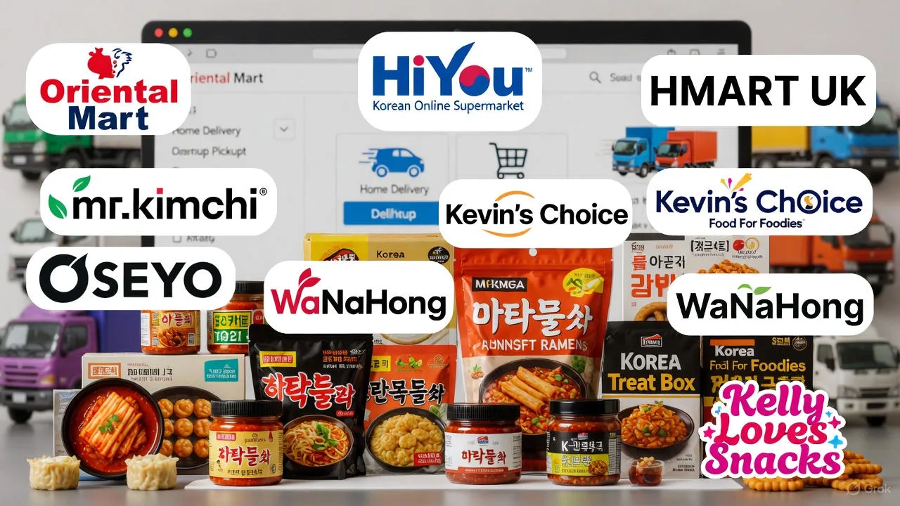 Where to find Korean grocery and snacks online in UK