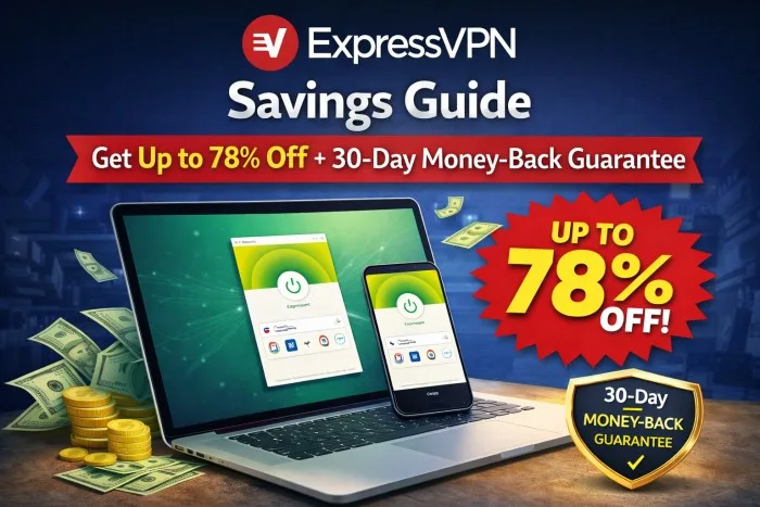 ExpressVPN Savings Guide: Get Up to 78% Off + 30-Day Money-Back Guarantee