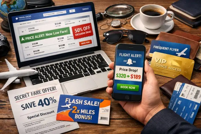 Insider Flight Booking Hacks: Maximizing Savings with Alerts, Alerts, and Exclusive Perks