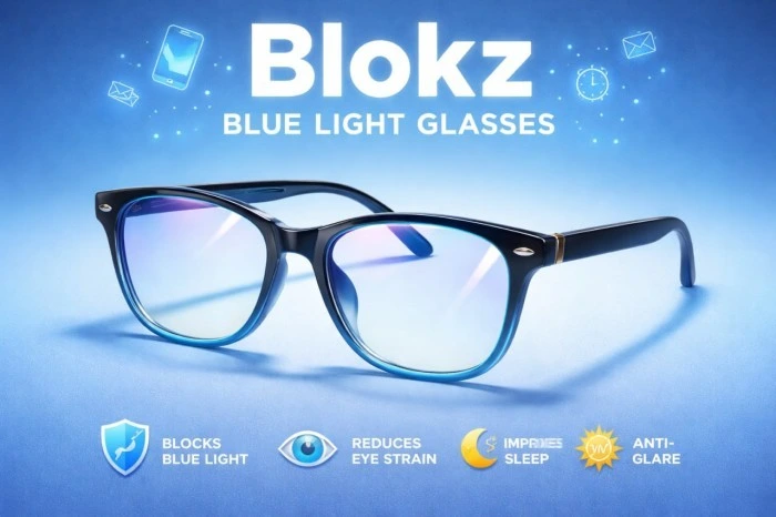 How Blokz Blue Light Glasses Help Reduce Digital Eye Strain for Screen Users