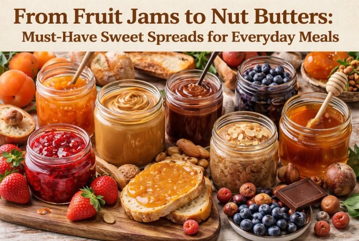From Fruit Jams to Nut Butters: Must-Have Sweet Spreads for Everyday Meals
