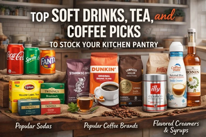 Top Soft Drinks, Tea, and Coffee Picks to Stock Your Kitchen Pantry