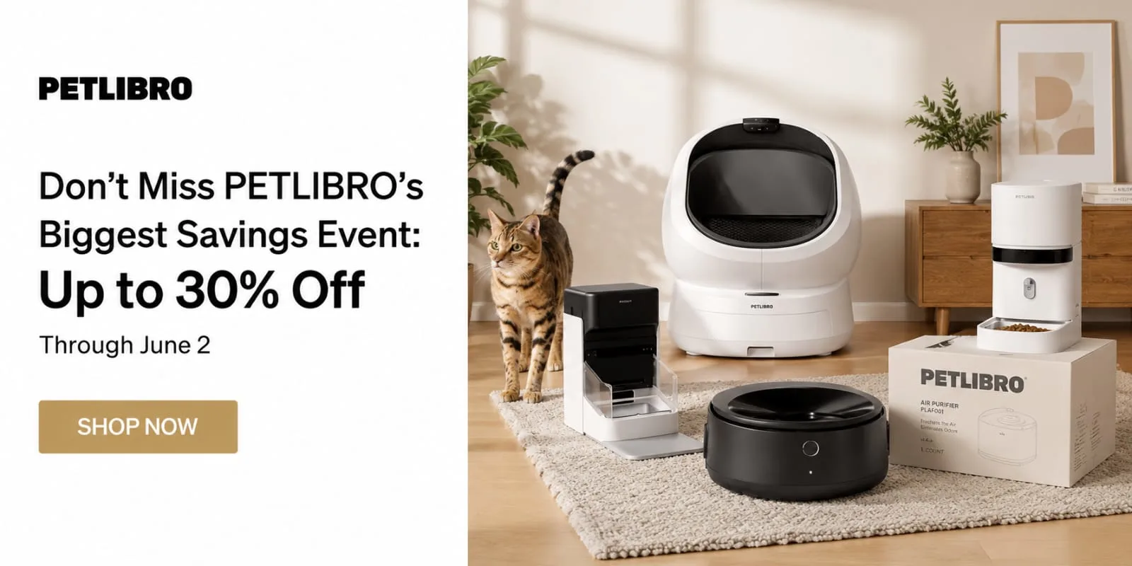 Don’t Miss PETLIBRO’s Biggest Savings Event: Up to 30% Off Through June 26