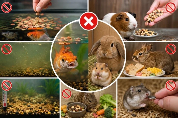 Top Feeding Mistakes Fish and Small Animal Owners Should Avoid