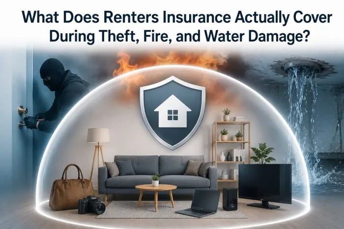 Renters Insurance Cover Theft, Fire, and Water Damage