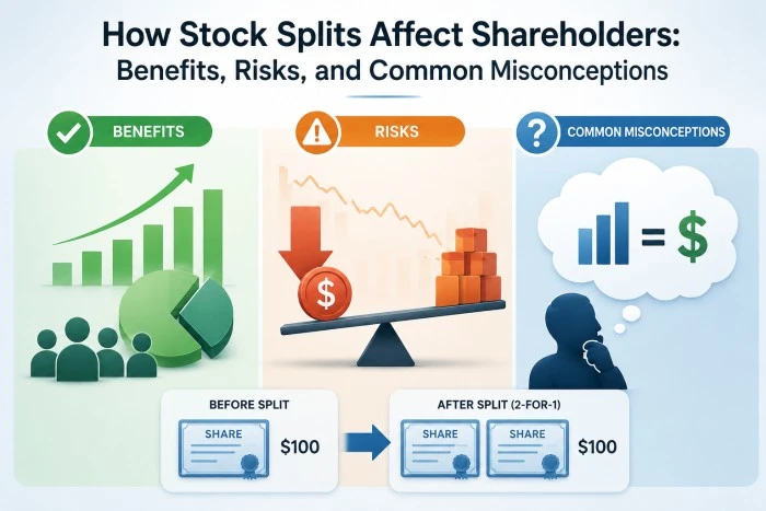 How Stock Splits Affect Shareholders: Benefits, Risks, and Common Misconceptions