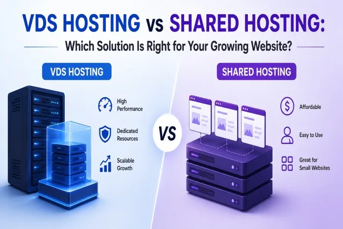 VDS Hosting vs Shared Hosting: Which Solution Is Right for Your Growing Website?