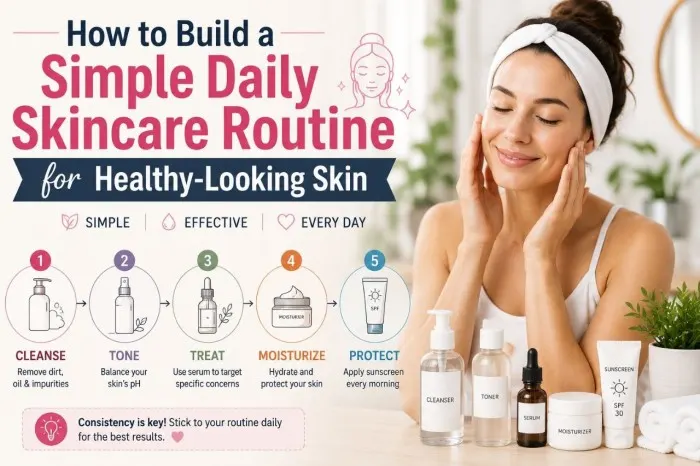How to Build a Simple Daily Skincare Routine for Healthy-Looking Skin