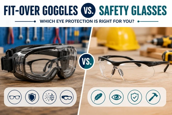 Fit-Over Goggles vs. Safety Glasses: Which Eye Protection Is Right for You?