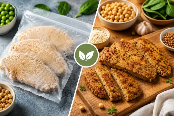 Frozen Vegan Fillets Homemade Plant-Based Alternatives