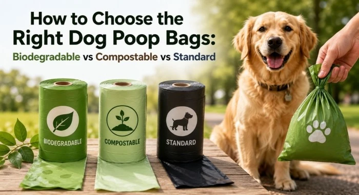 How to Choose the Right Dog Poop Bags: Biodegradable vs Compostable vs Standard