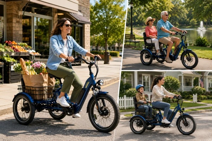 Top Uses for a 3-Wheel Electric Bike: From Grocery Runs to Neighborhood Adventures
