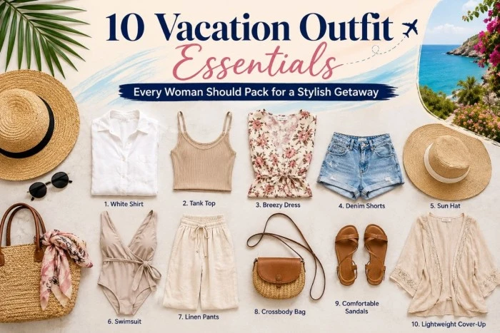 10 Vacation Outfit Essentials Every Woman Should Pack for a Stylish Getaway