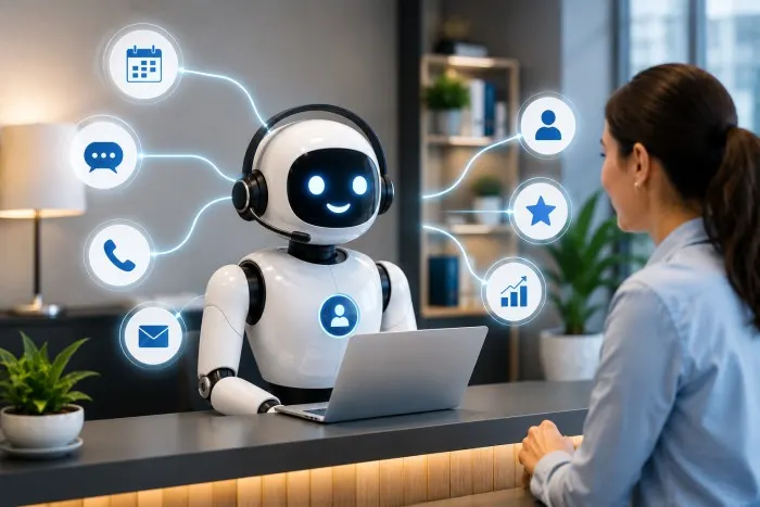 AI Front Desk Agent Improve Customer Support Small Businesses