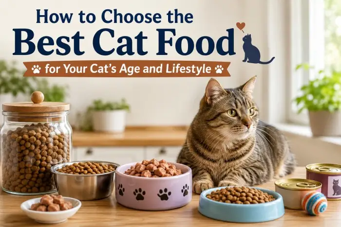 How to Choose the Best Cat Food for Your Cat’s Age and Lifestyle