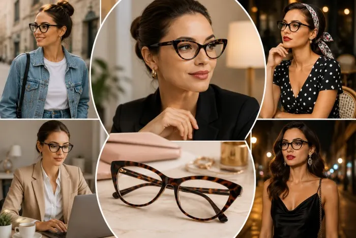 Cat Eye Glasses Styling Guide