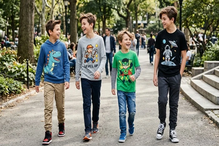 Fun and Comfortable Character Outfits for Boys Aged 9–14