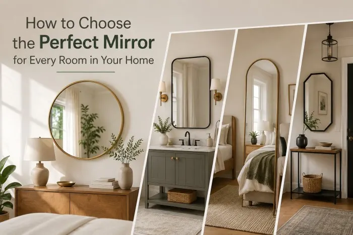 How to Choose the Perfect Mirror for Every Room in Your Home