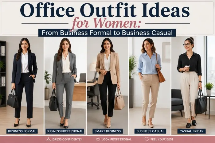 Office Outfit Ideas for Women: From Business Formal to Business Casual