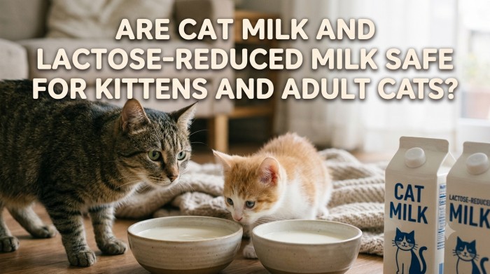 Are Cat Milk and Lactose-Reduced Milk Safe for Kittens and Adult Cats?