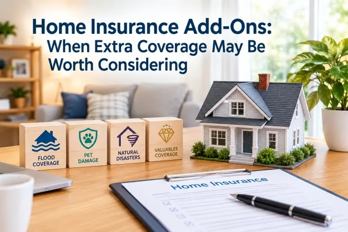 Home Insurance Add-Ons: When Extra Coverage May Be Worth Considering