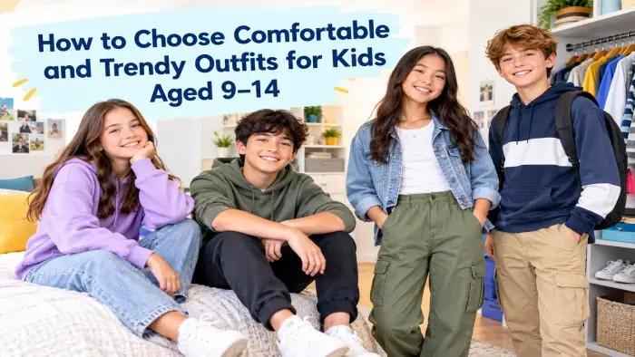 How to Choose Comfortable and Trendy Outfits for Kids Aged 9–14