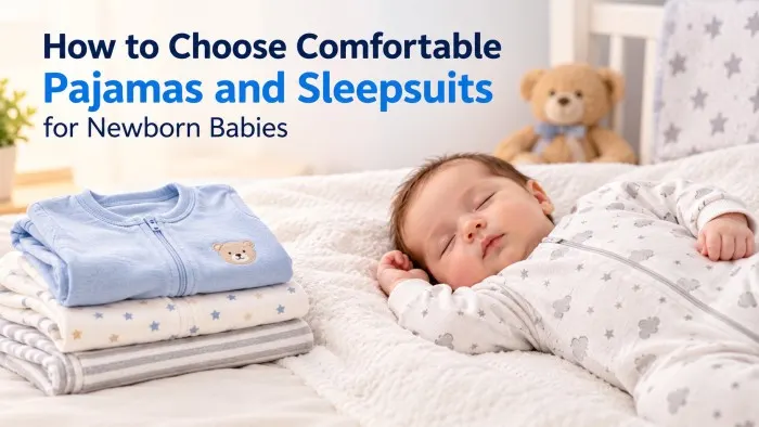 How to Choose Comfortable Pajamas and Sleepsuits for Newborn Babies