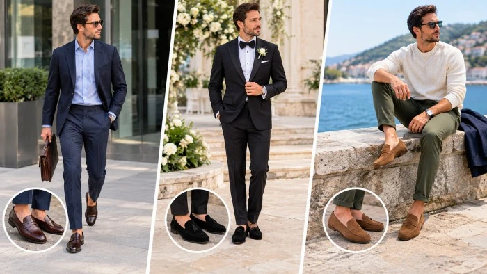 How to Style Men’s Loafers for Work, Weddings and Weekend Outfits