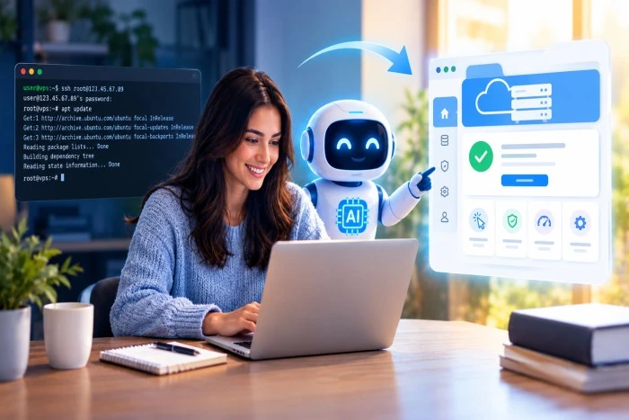 Say Goodbye to the Command Line How AI is Making VPS Hosting Beginner-Friendly