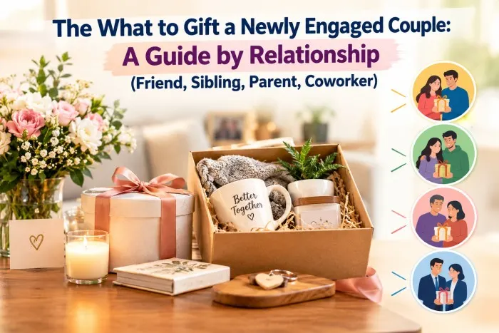 What to Gift a Newly Engaged Couple: A Guide by Relationship (Friend, Sibling, Parent, Coworker)