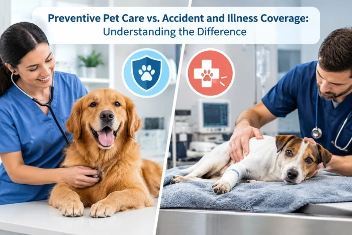 Preventive Pet Care vs. Accident and Illness Coverage: Understanding the Difference